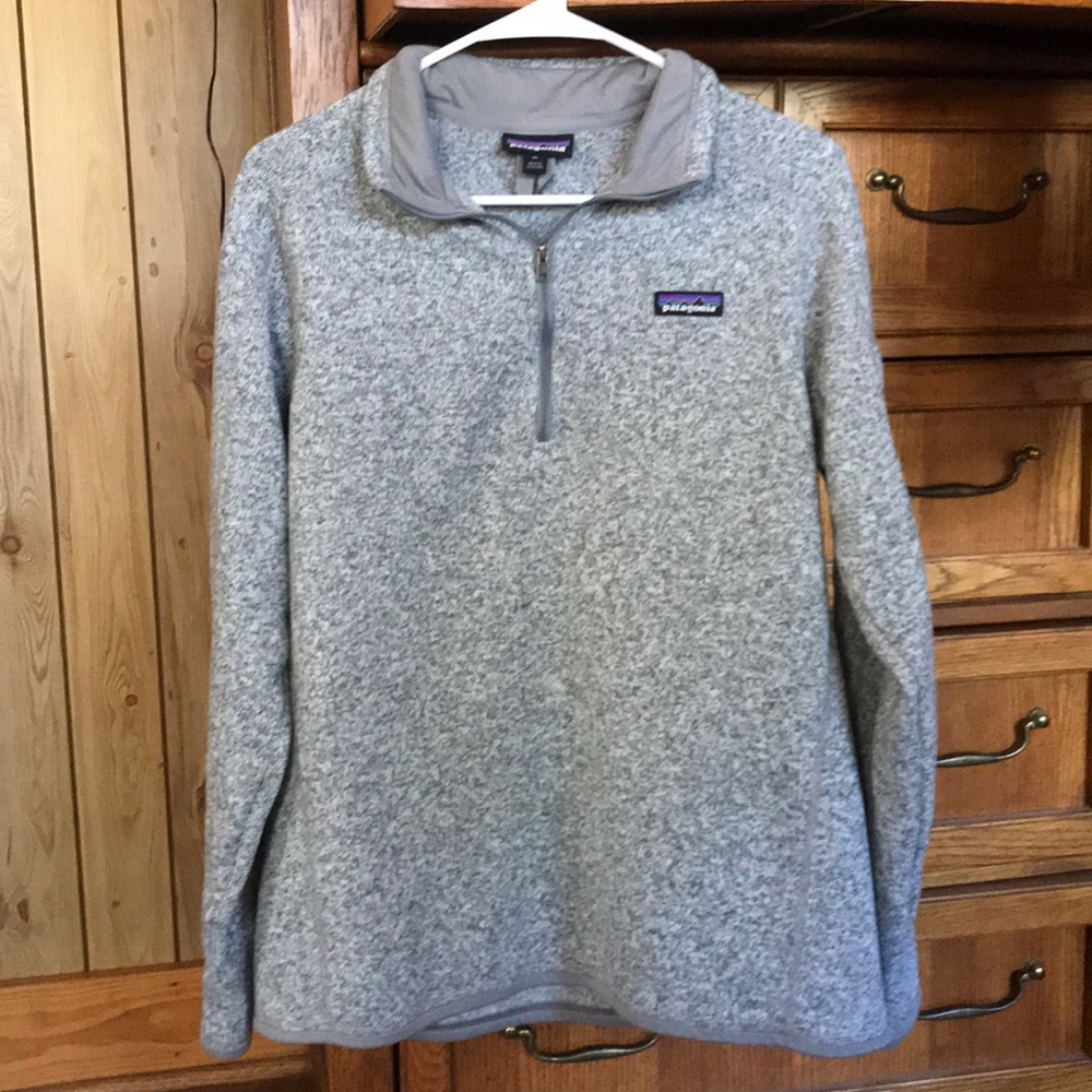 Patagonia pullover zip sweater fleece